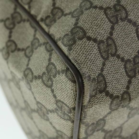 GUCCI GG Canvas Web Sherry Line Boston Bag PVC Beige Green Red Auth yk9774 - Picture 16 of 16